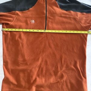 Mountain Hardwear Orange and Gray Pullover